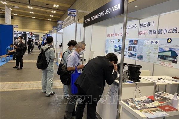 Sản phẩm công nghiệp hỗ trợ Việt Nam thu hút chú ý tại M-Tech Osaka 2022